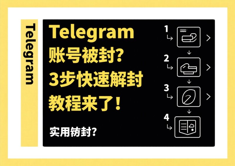 Telegram账号被封?3步快速解封教程来了! telegram刷粉