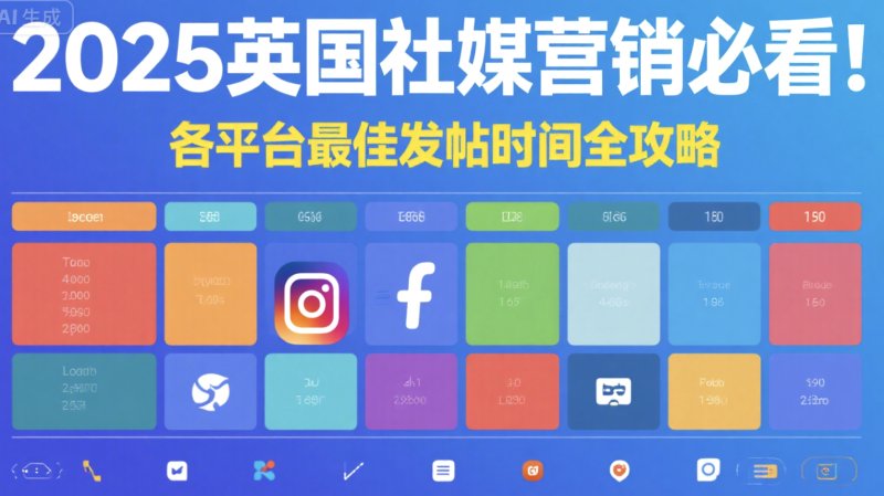 2025英国社媒营销必看!各平台最佳发帖时间全攻略 Facebook刷粉丝